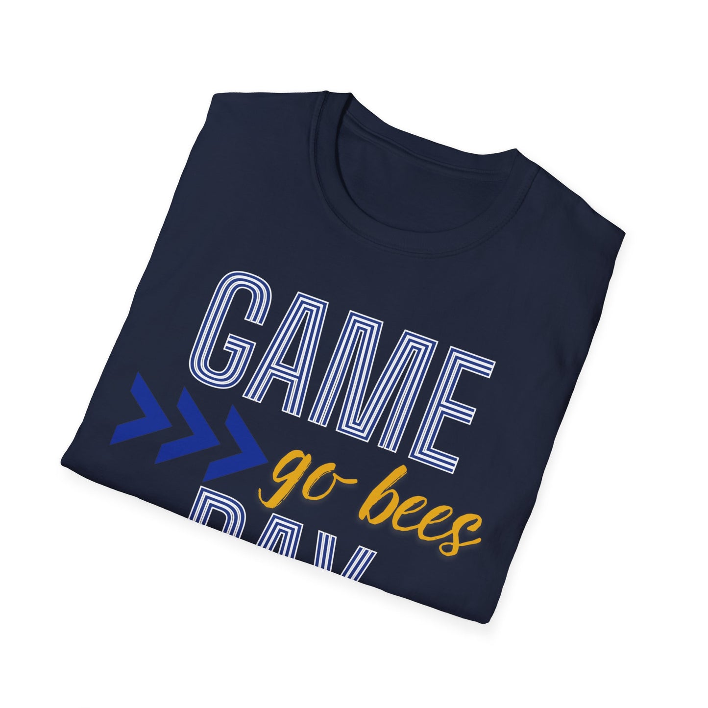 Game Day Bees Unisex Softstyle T-Shirt