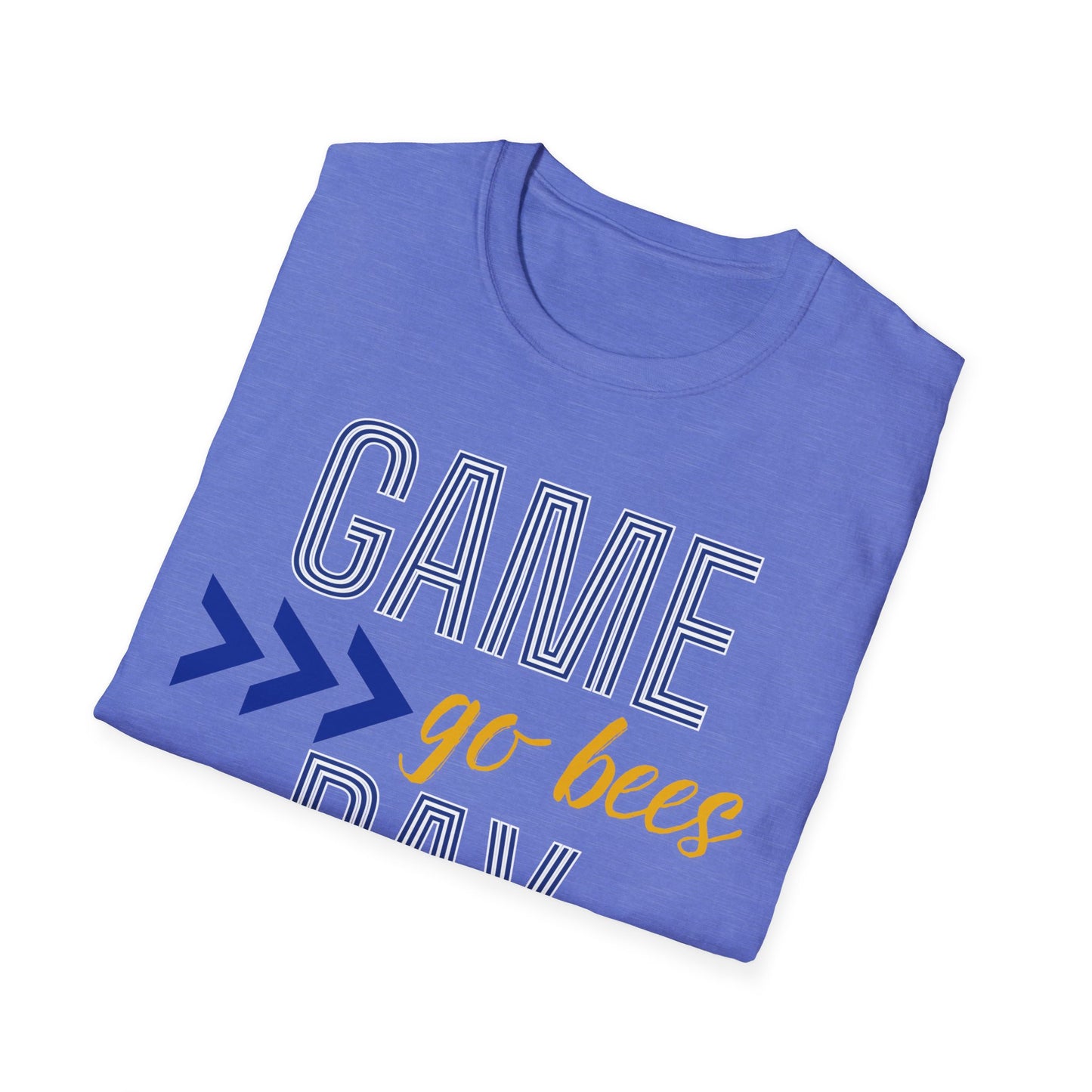 Game Day Bees Unisex Softstyle T-Shirt