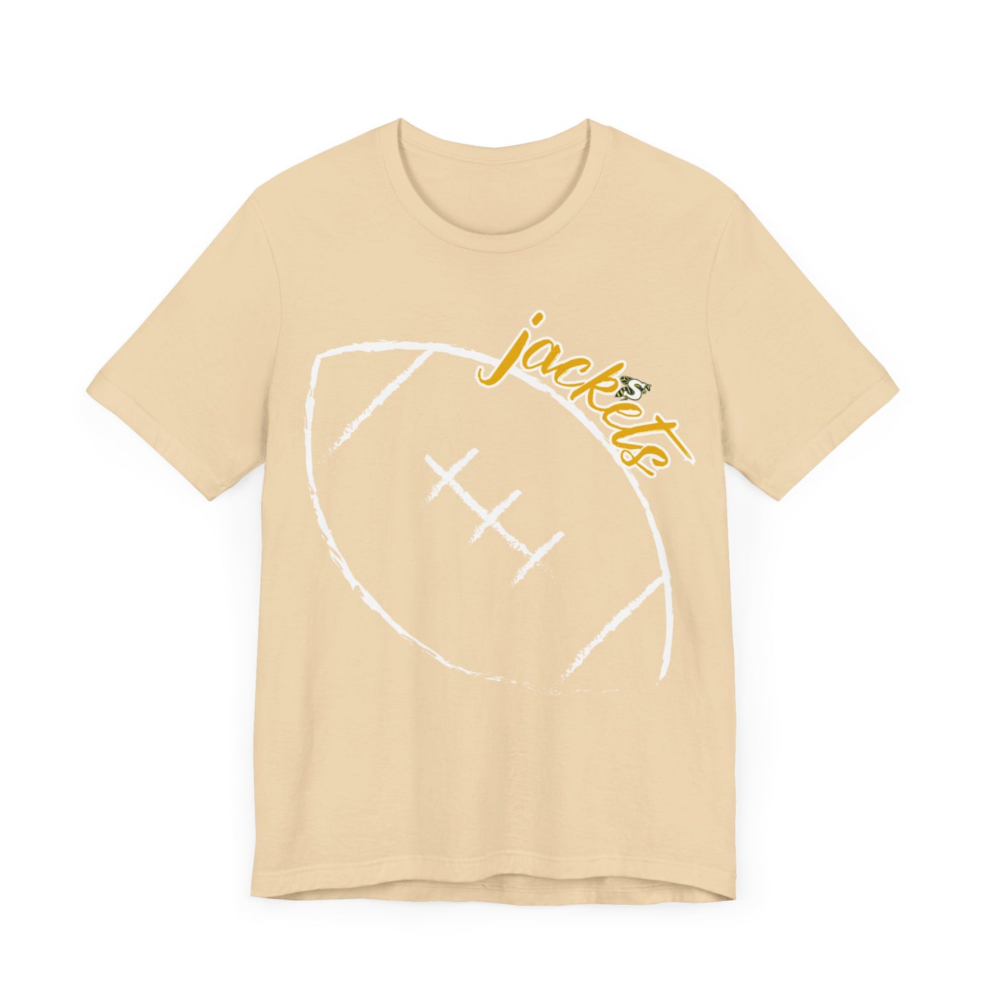 Jackets Football Sketch Unisex Jersey Short Sleeve Tee