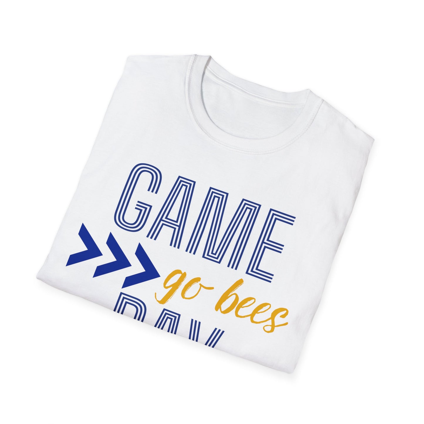 Game Day Bees Unisex Softstyle T-Shirt