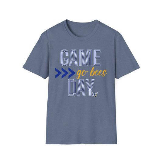 Game Day Bees Unisex Softstyle T-Shirt