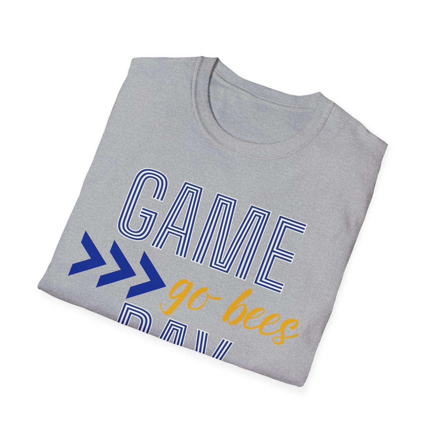 Game Day Bees Unisex Softstyle T-Shirt