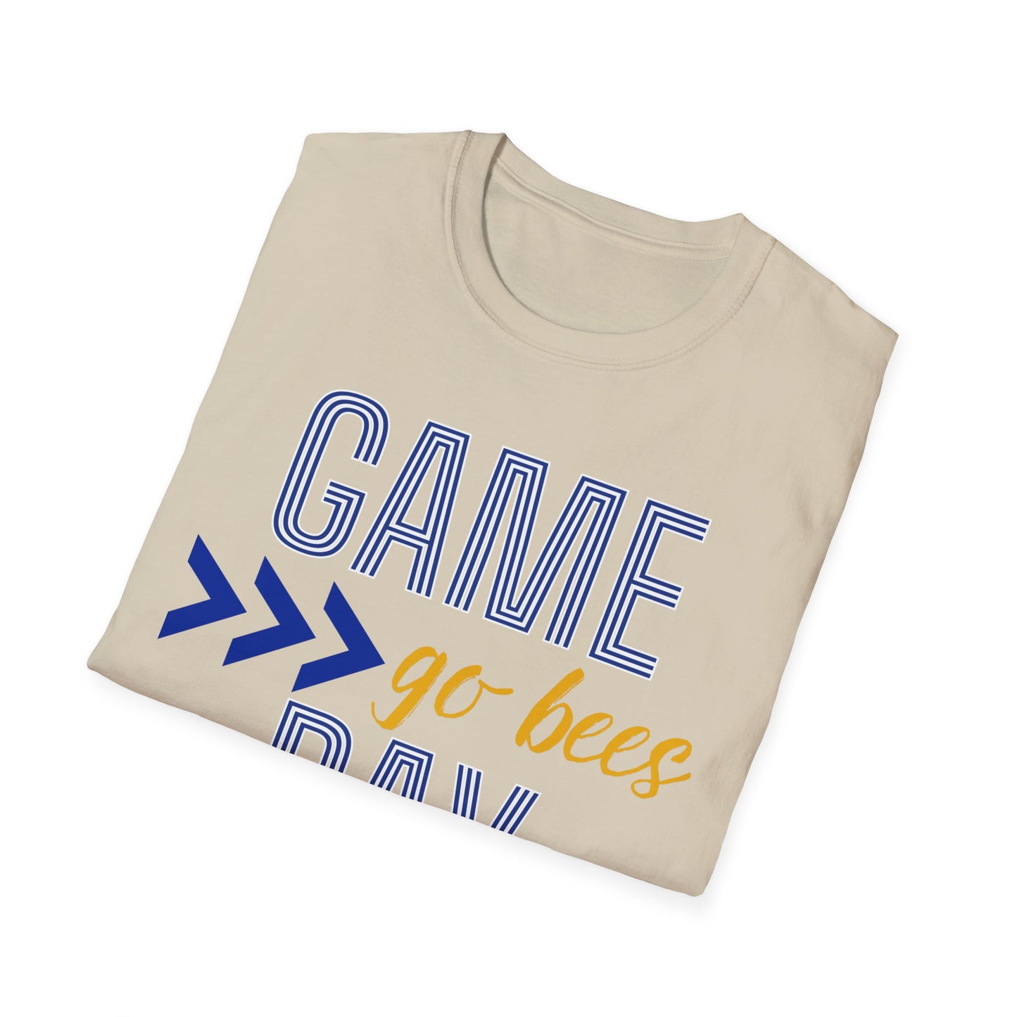 Game Day Bees Unisex Softstyle T-Shirt