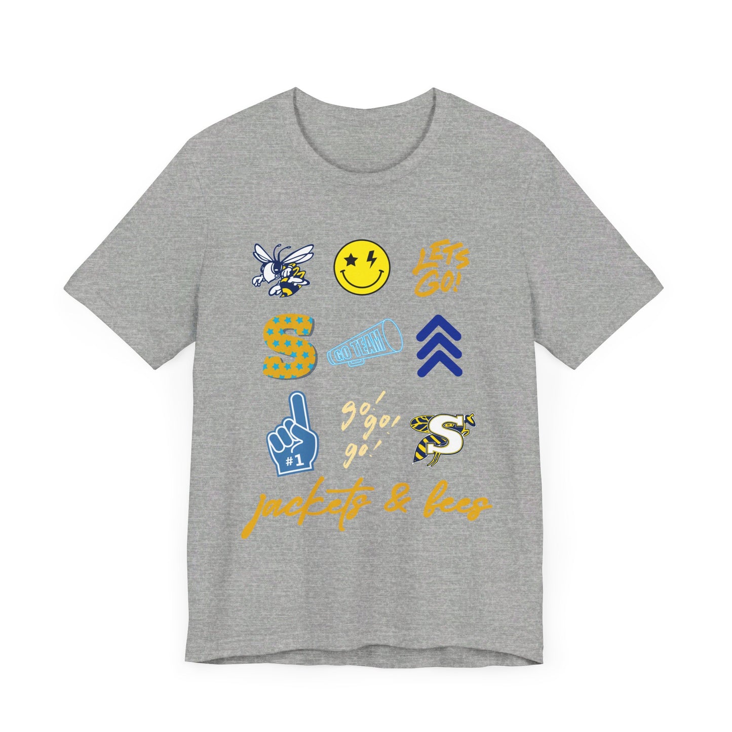 Jacket & Bees Unisex Jersey Short Sleeve Tee