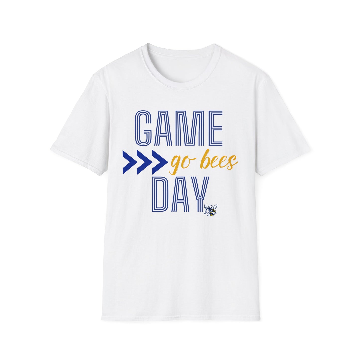 Game Day Bees Unisex Softstyle T-Shirt