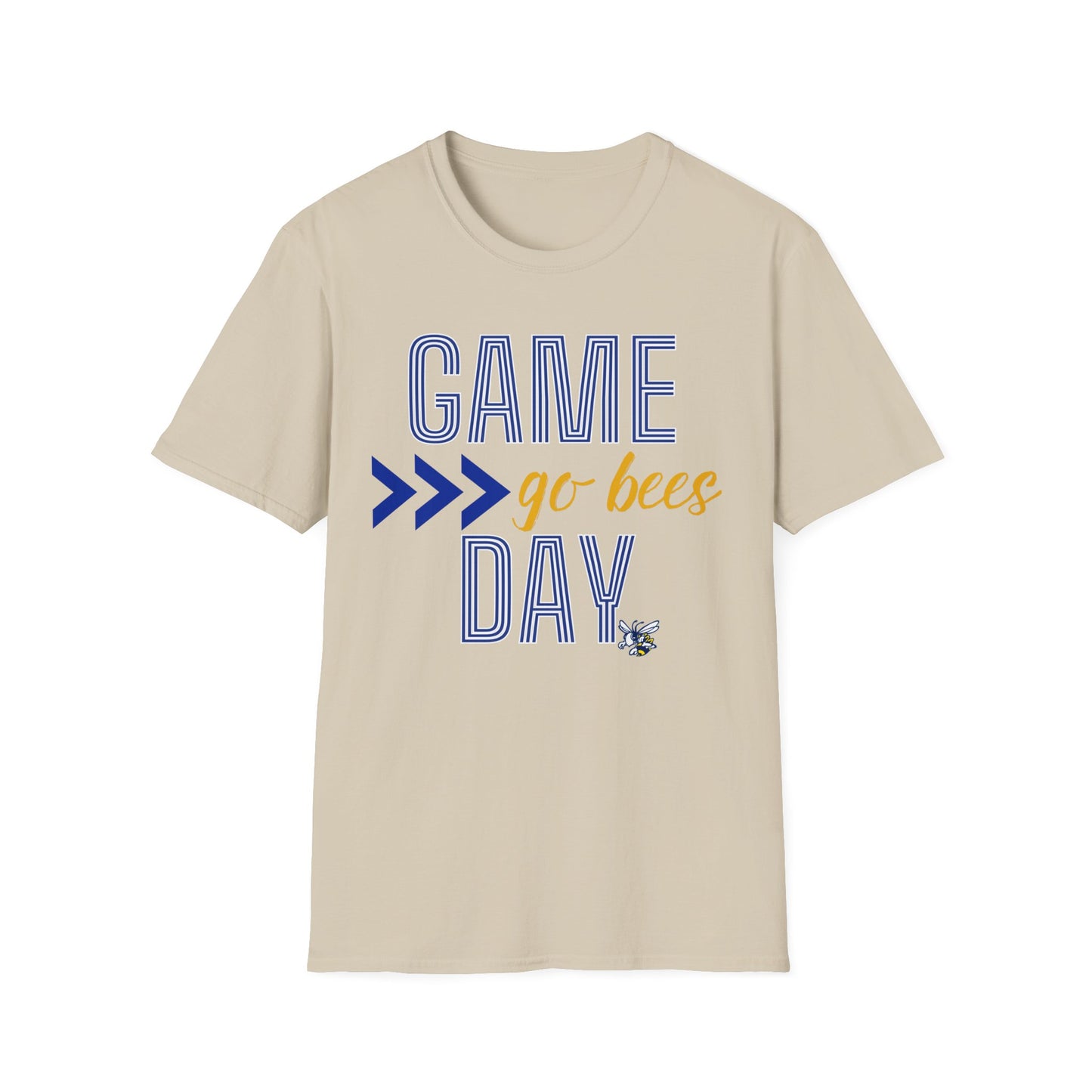 Game Day Bees Unisex Softstyle T-Shirt