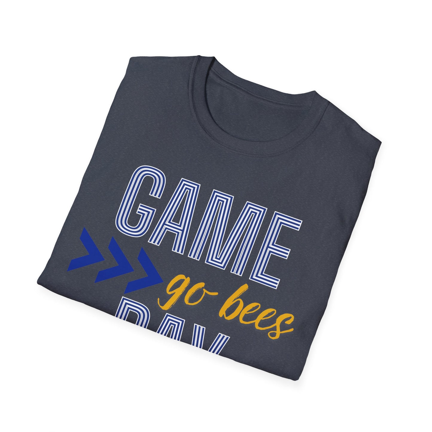 Game Day Bees Unisex Softstyle T-Shirt